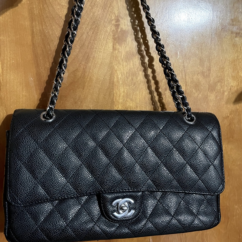 Black handbag